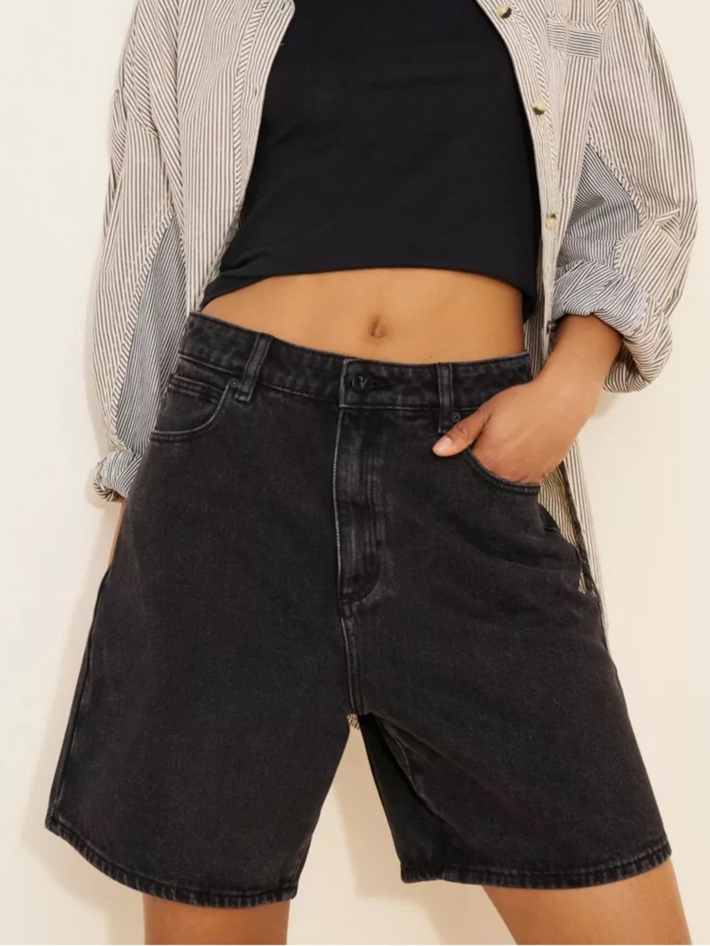 NWT Abrand 95 Jorts Denim Shorts Size 32